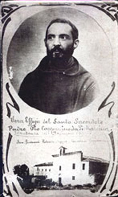 27th June 1919 Padre Pio courtesy of Archivio Alberindo Grimani