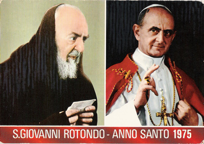 1975 Padre Pio courtesy of Archivio Alberindo Grimani