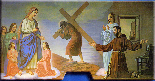 Amedeo Trivisonno - La Madonna del Monte appare a Padre Pio