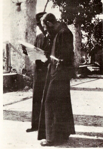 Emanuele Brunatto with Padre Pio