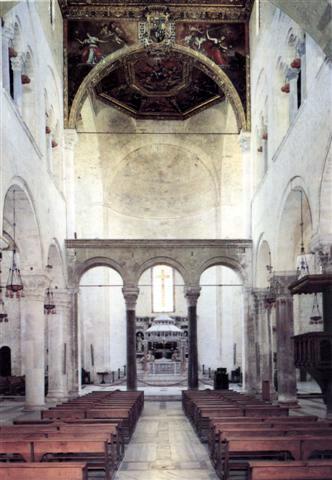 The interior of The Basilica of Saint Nicholas